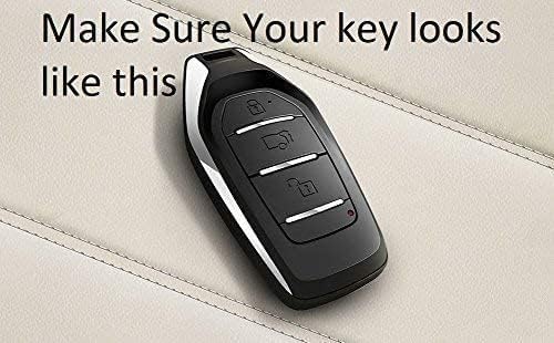 Silicone Black Color Car Key Cover for Mahinndra XUV (Push Button Start) - Premium Protection for Your Key Fob - Stylish and Durable Case for Ultimate Security.