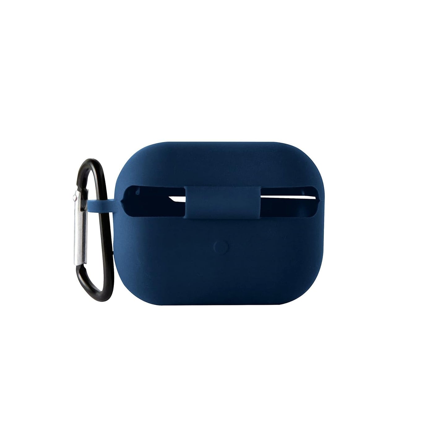 RedFoxx Soft Silicon Shockproof Cover Case with Free Keychain Compatible with Apple AIRPODS PRO 2, Leather Case Airpod Pro 2 (Dark Blue)