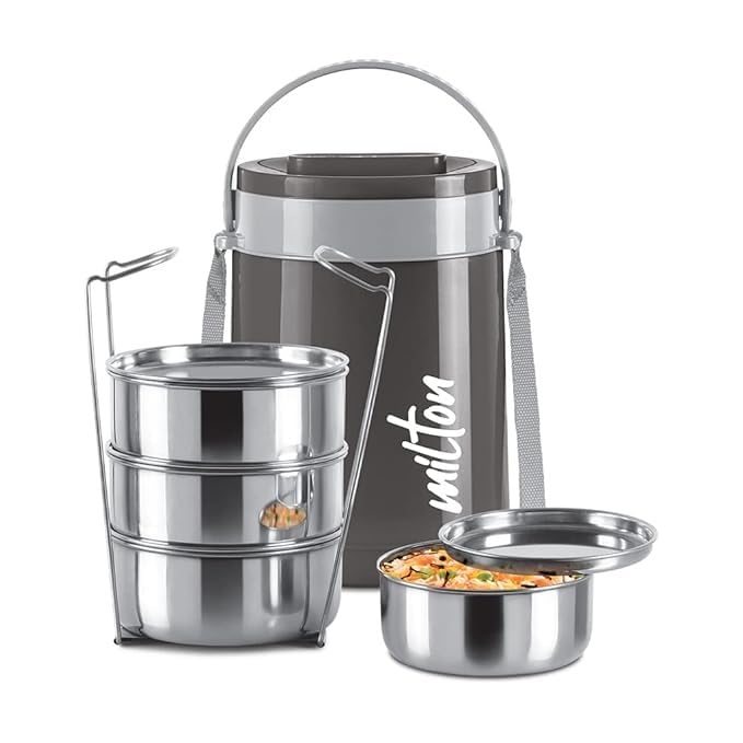 Spare Lifter Compatible with Milton OTG / OT5 Steel On 5 Tier Insulated Tiffin Box | Fits Milton Classic Stainless Steel Tiffin (300ml Containers) | PU Insulated Tiffin Handle Replacement (1 Pc)