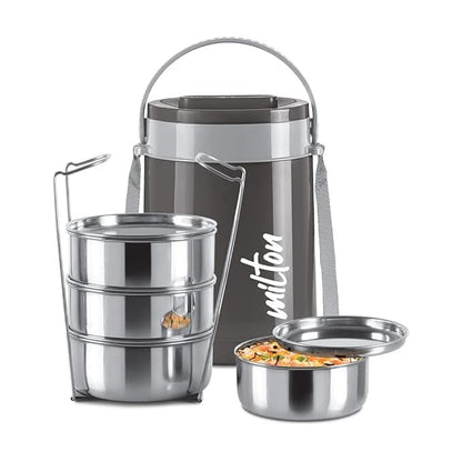 Spare Lifter Compatible with Milton OTG / OT5 Steel On 5 Tier Insulated Tiffin Box | Fits Milton Classic Stainless Steel Tiffin (300ml Containers) | PU Insulated Tiffin Handle Replacement (1 Pc)