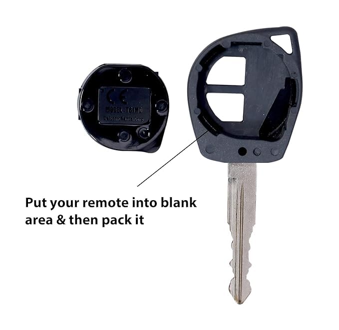 Combo Key Replacement Shell with Premium Key Cover Compatible for Maruti Suzuki Baleno, Brezza, Ciaz, Celerio, Ignis, New Ertiga S-Cross, S-presso, Swift, Dezire etc.