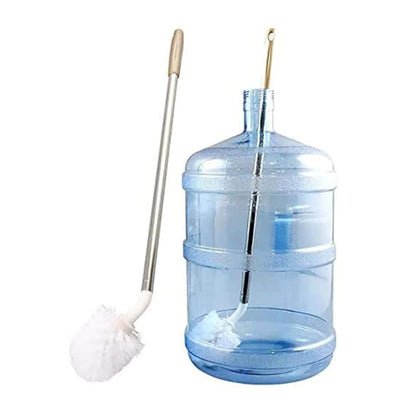 20L Water Can & Dispenser Cleaning Brush – 360° Rotating Nylon Bristles for Wet and Dry Cleaning | Heavy-Duty Long Handle Brush for Bottles, Jars, Water Cans (Multicolor)
