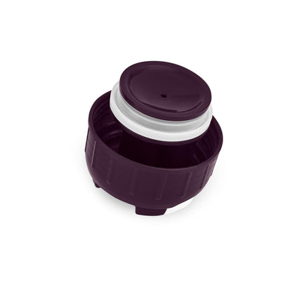 Replacement Flip Lid Compatible with Milton Thermosteel Flask Bottle (750ml/1000ml) – Dark Purple/Black | Leak-Proof BPA-Free Button Press Cap | Secure Fit Vacuum Flask (Only Lid)