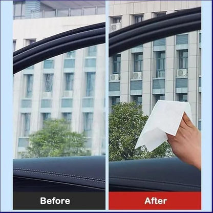 Car Cleaning Wipes 80 Pcs – Dashboard Scratch Remover Wet Tissue for Vehicle Interior, Auto Seats, Windows, Glass, Leather & Steering – Disposable Car Care Cleaner Wipes (Pack of 1)