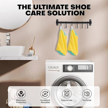 Shoe Washing Machine Bag with Zipper – Durable Laundry Bag for Safe Sneaker & Shoe Cleaning in Washers and Dryers, Ideal for Protecting Shoes (Pack of 1)
