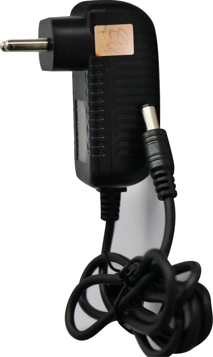 RF REDFOXX 12V 1A Output, DC 2.5MM Pin | Power Adaptor | CCTV Cameras, Routers, Modems, LED Strip Lights, Set Top Boxes | Black Color