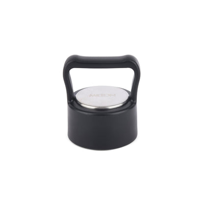 Milton Thermosteel Bottle Spare Lid Compatible with Alice 500ml/750ml/1000ml | Leakproof Handle Cap | BPA-Free, Durable, Easy to Carry (Black, Pack of 1)