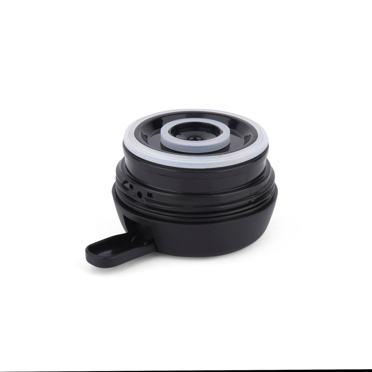 Spare Lid Compatible with Milton Astral Thermosteel Kettle & Flask | Push Button Replacement Cap | Fits 1L, 1.5L, 1.6L, 1.9L & 2L | Leak-Proof BPA-Free | Black (Only Lid)