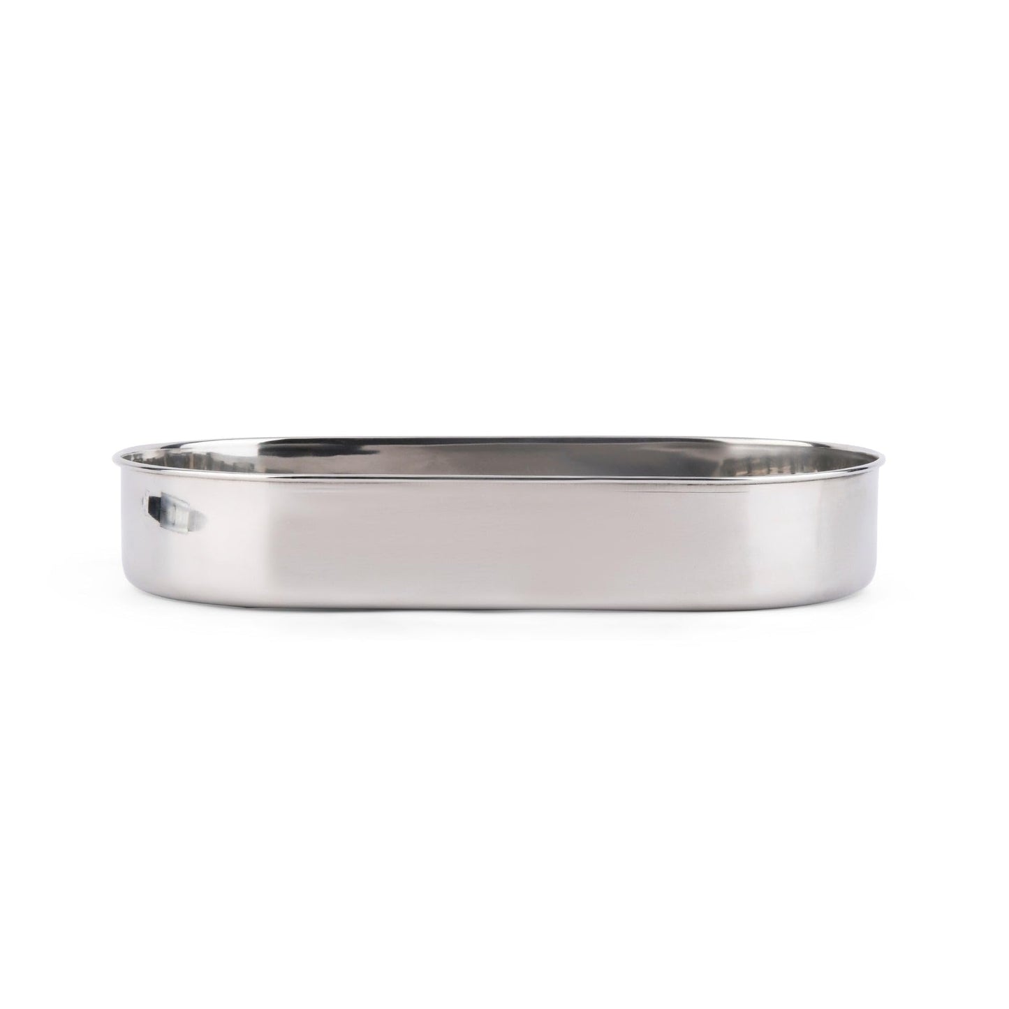 Spare Stainless Steel Oval Container Compatible with Milton Corporate Lunch Box | 0.5mm Thick DDQ Steel | Replacement Inner Container | Food-Grade & Durable