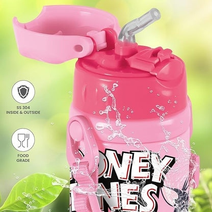 Spare Charmy Complete Lid Compatible with Milton Charmy Thermosteel Kids Water Bottle | Fits 330ml, 350ml & 450ml Bottles | Leak-Proof Replacement Lid | BPA-Free Food-Grade Plastic | Pink (Only Lid)