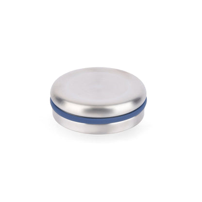 Spare Lid compatible with Milton Shiny Thermosteel Bottle, Fits 200ml and 300ml, Leak-Proof Replacement Cap, Stainless Steel with Blue Accent
