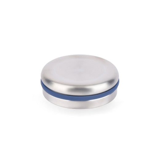Milton Replacement Lid, Leak-Proof Thermosteel Bottle Cap, Stainless Steel with Blue Accent, Compatible with 200ml and 300ml Vacuum Insulated Flask, ISI Certified