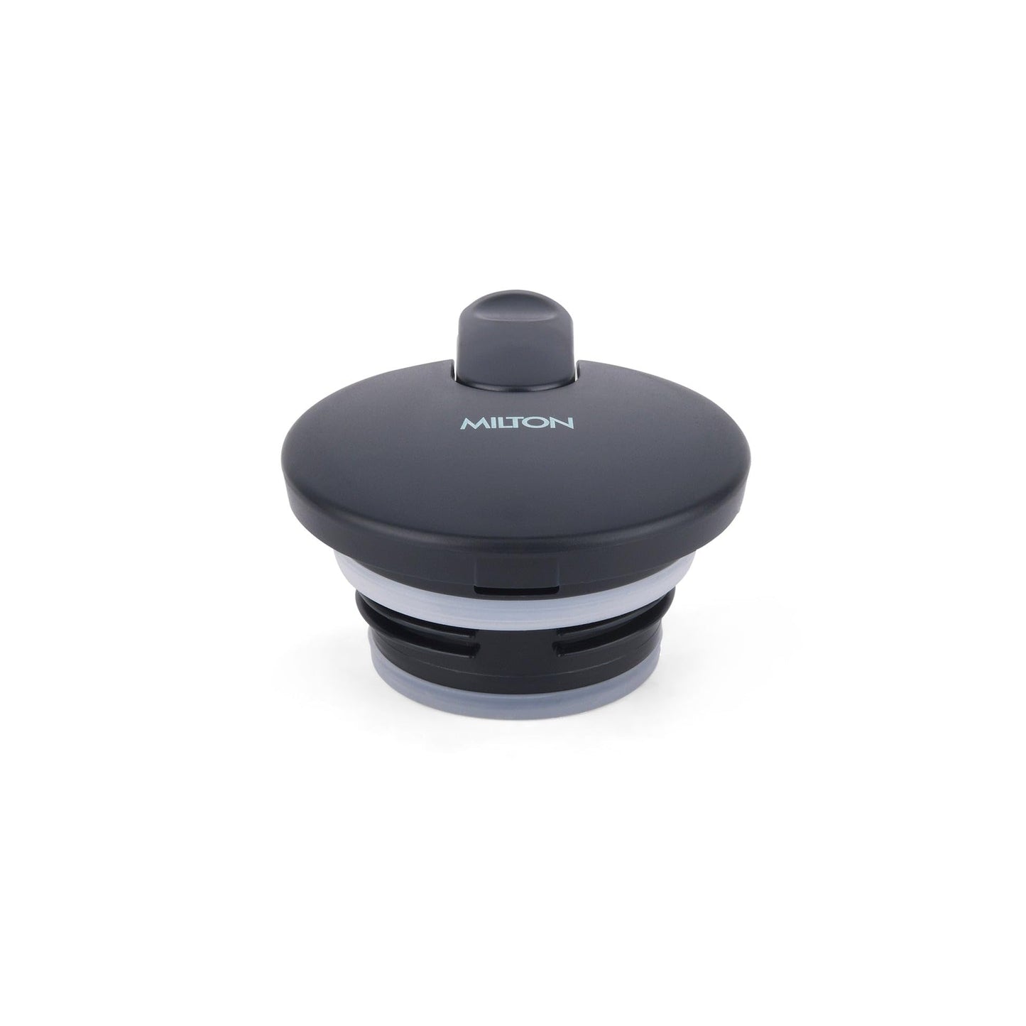 Replacement Lid Compatible with Milton Bistro Thermosteel Carafe | Fits 600ml, 800ml & 1100ml | Leak-Proof Spare Cap for Hot & Cold Stainless Steel Carafe | Black (Only Lid)