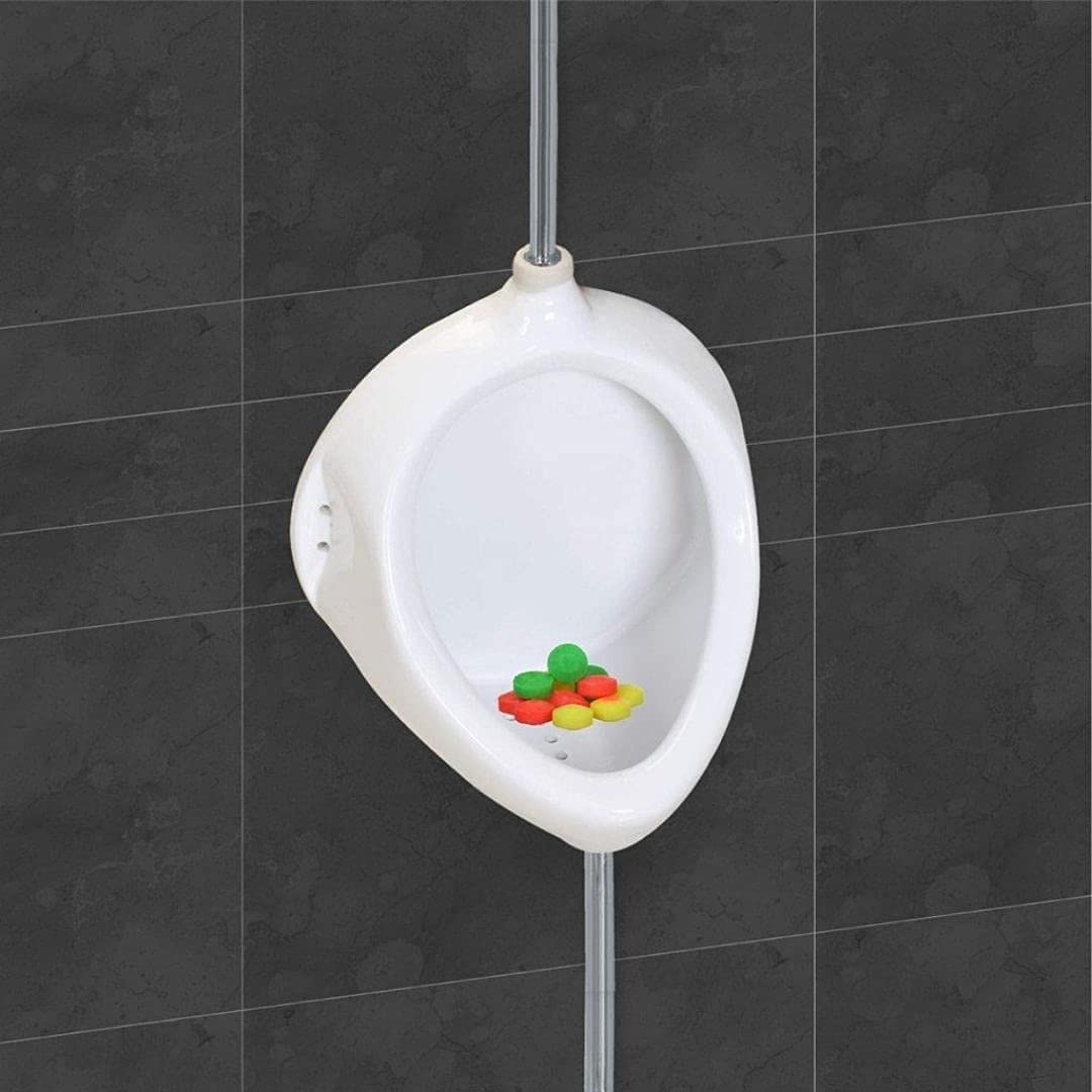 Urinal Cubes, Air Freshener For Bathroom, Toilet, ShoeRack, Cupboard, Washroom, Wardrobe | Sweet Floral Fragrance | Pack of 32 Cubes | 100% Safe and Stain Free | Insect Repellent