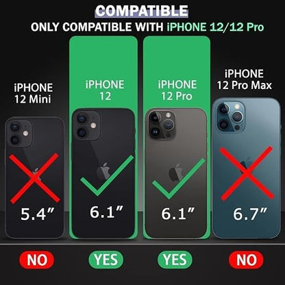 RF REDFOXX Compatible with i-Phone 11 Clear Case | Slim Shockproof Silicon & TPU Back Cover with Camera | Anti-Yellowing Scratch Resistant Transparent Phone Case for iPhone 11 (iPhone 12)