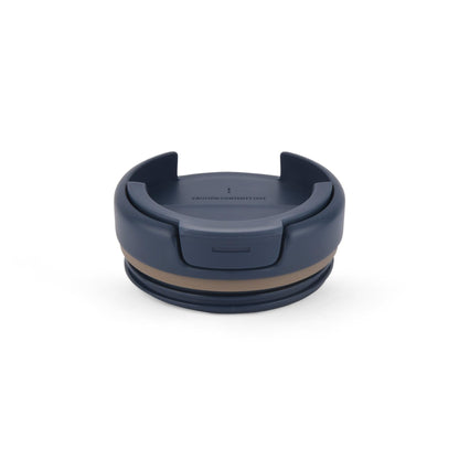 Milton Corral Replacement Lid, Navy Blue and Brown, BPA-Free Thermosteel Travel Mug Cap, Leak-Proof Design, Compatible with Milton Corral 350ml and 450ml Mugs, Model CorralCap-450