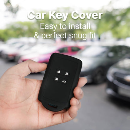 Silicone Key Cover (Pack of 2) Compatible for Renault Kiger/ Triber Smart Card( Key)