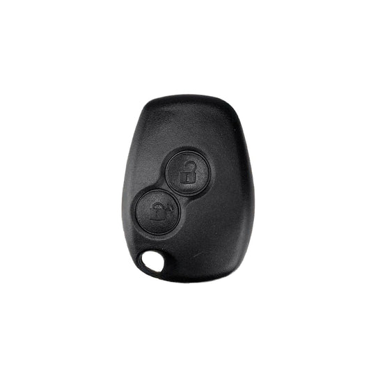 2-Button Replacement Remote Key Shell Compatible with Renault Logan, Duster, Lodgy, Kwid & Mahindra Verito | Car Key Housing Case | Uncut Key Blade