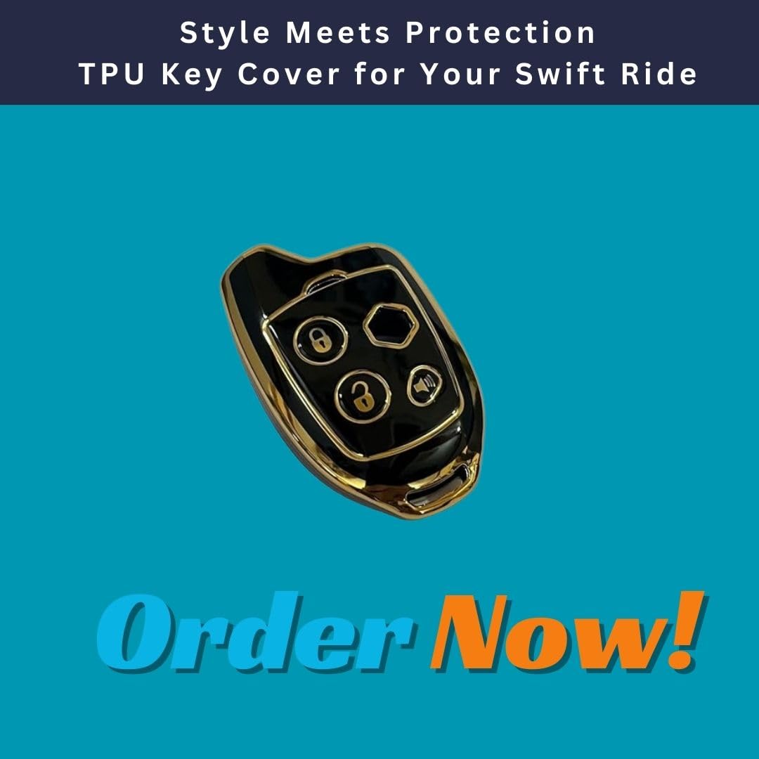 TPU Key Cover Compatible for Swift,Dzire Ritz WagonR S-Cross, Ertiga, Ciaz, Celerio, Baleno, Scross, Vitara Brezza with Nippon Remote Key Cover