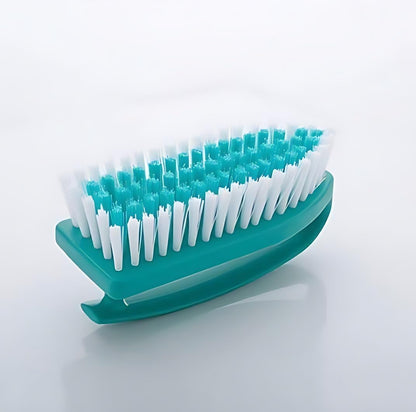 Cloth Washing Brush- Washbasin Cleaning Brush | Nylon Bristles | with Strong Plastic Handle | Soft Silicone Brush for Laundry, Carpet, Floor, Bathroom, Kitchen,Tile, Sink (Color May Vary).