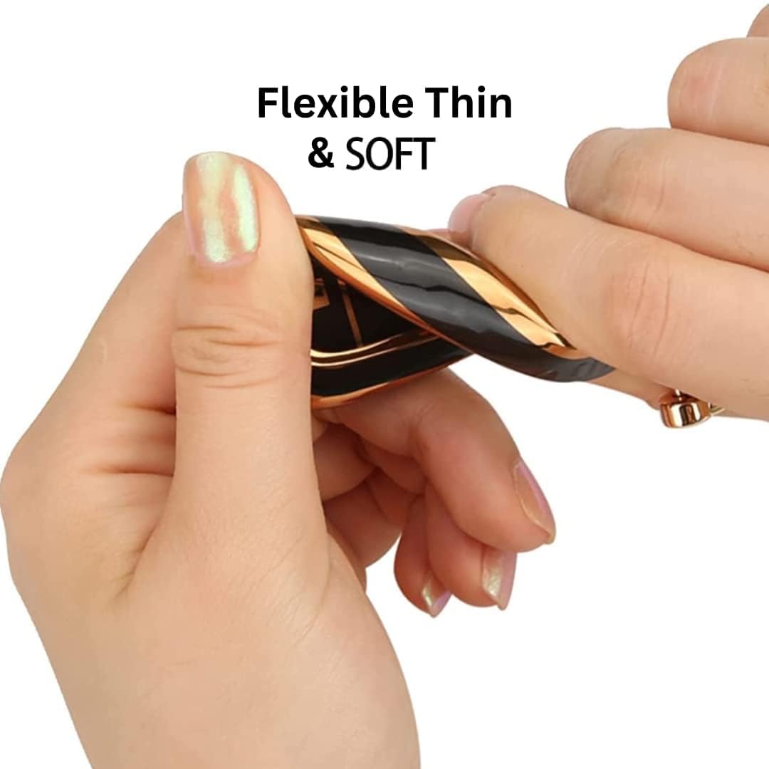 RF REDFOXX Soft TPU Premium Car Key Cover Compatible with with Honda Activa, Dio H-Smart (Black with Golden)