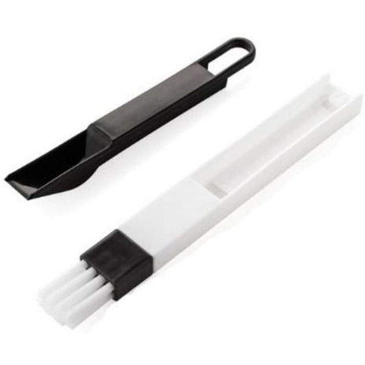 Plastic Corners & Edges Dust Multipurpose Use Cleaning Brush for Window Frame, Keyboard with Mini Dustpan