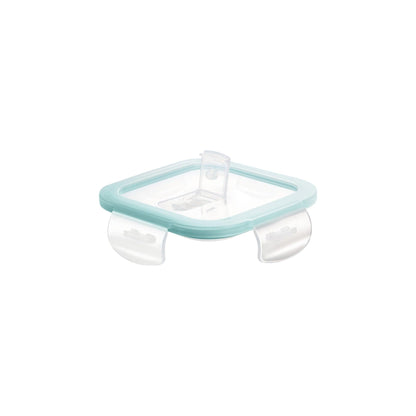 Spare Lid Compatible with Treo by Milton Clip Fresh Square Borosilicate Container (320ml) | Airtight Leak-Proof Transparent Replacement Cover | Secure Fit Food Storage Lid (1 Pc)