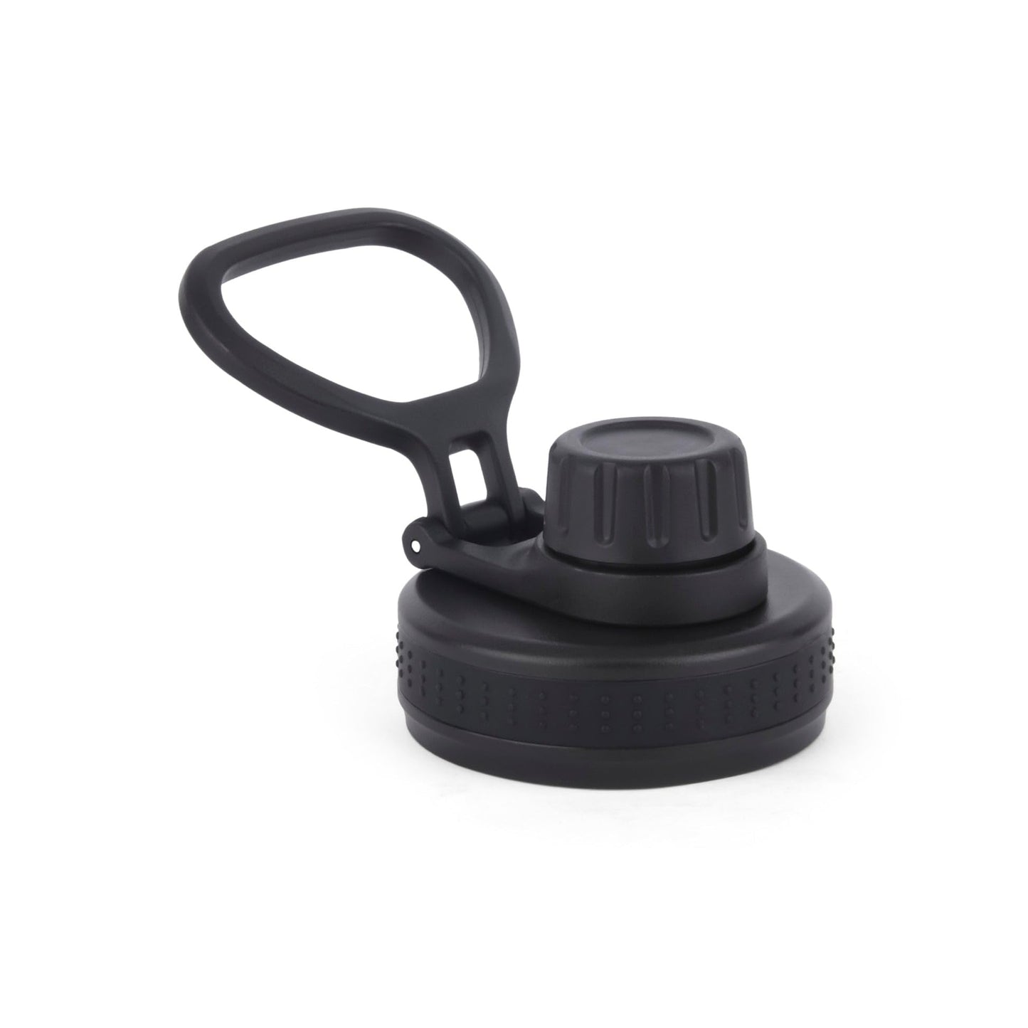 Spare Lid Compatible with Milton Sparkle Thermosteel Bottle | Fits 600ml & 900ml | Easy-Sip Flip Cap with Handle | Leak-Proof Replacement Lid for Hot & Cold Vacuum Flask | Black (Only Lid)
