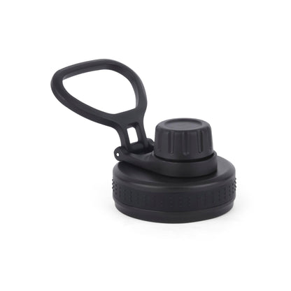 Spare Lid Compatible with Milton Sparkle Thermosteel Bottle | Fits 600ml & 900ml | Easy-Sip Flip Cap with Handle | Leak-Proof Replacement Lid for Hot & Cold Vacuum Flask | Black (Only Lid)