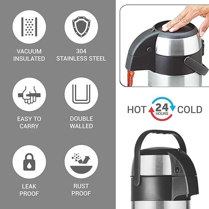 Spare Beverage Dispenser Lid Compatible with Milton Beverage Dispenser | Replacement Lid Assembly for 2.5L, 3.0L, 3.5L & 4.5L Containers | Clear Universal Top Cap (Lid Only)