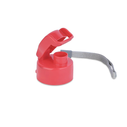 Spare Kool Convex Top Lid Compatible with Milton Kool Convex Water Bottle | Fits 700ml, 900ml & 1100ml | Leak-Proof Replacement Cap | Easy Carry Handle | Red (Only Lid)