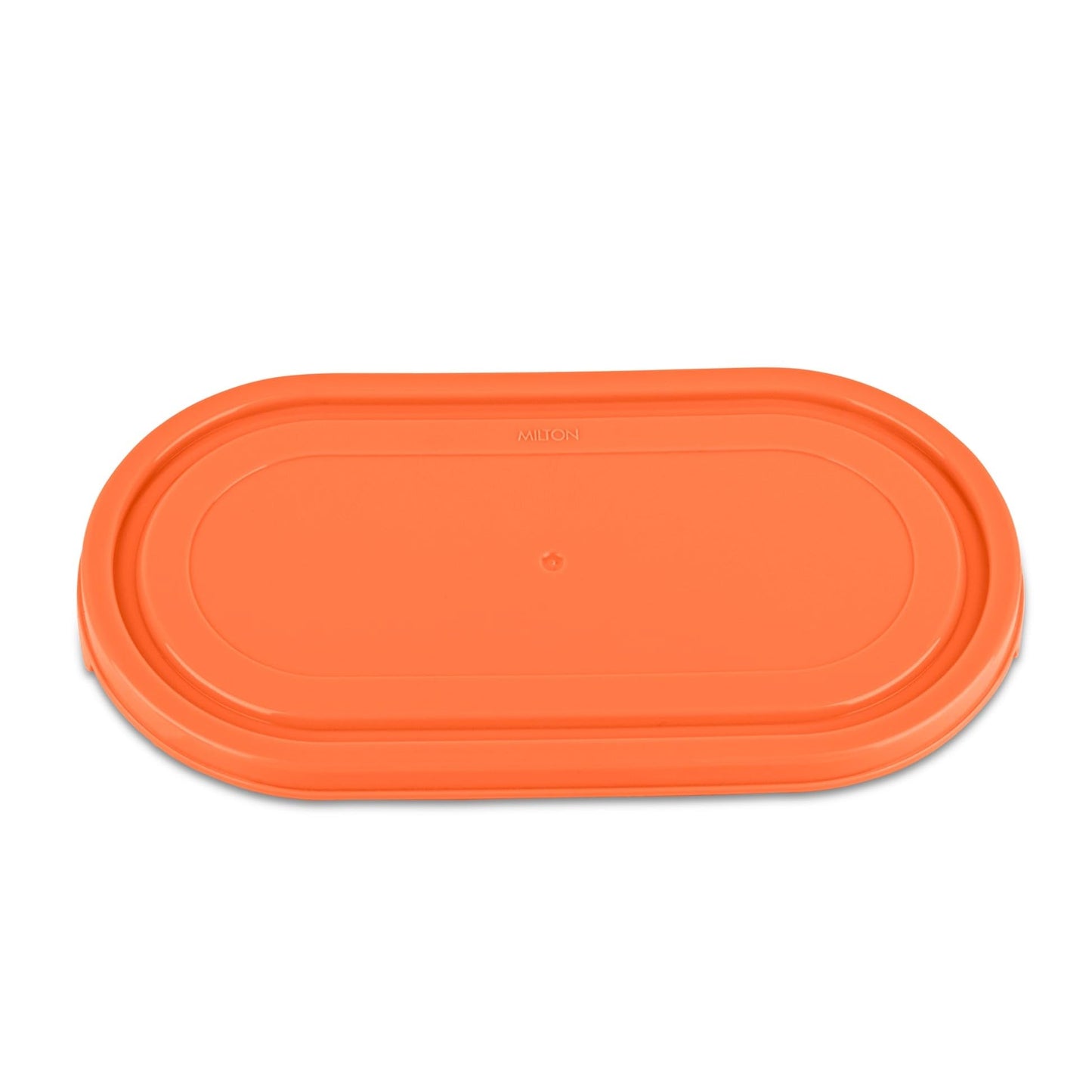 FreshLock Oval Tiffin Lid 650–675ml | Leak-Resistant Replacement Cover Compatible with Milton Steel Refresh Lunch Box | Secure Fit Container Lid (Orange)