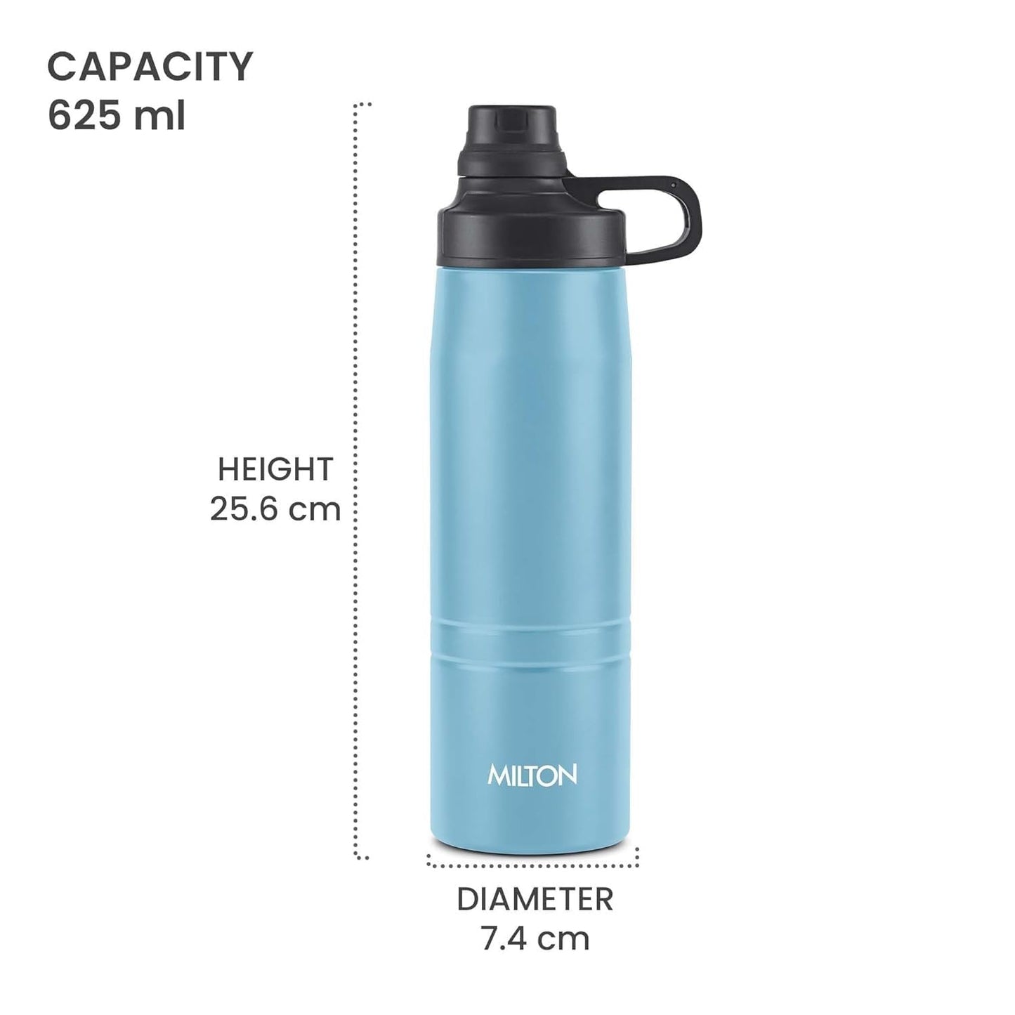 Spare Lid Compatible with Milton Sprint Bottle (600ml & 900ml) | Leak-Proof BPA-Free Replacement Cap | Secure Fit Lid for Thermosteel Hot & Cold Water Bottle (1 Pc)