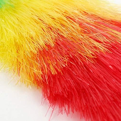 26-Inch Microfiber Static Feather Duster Brush – Washable, Lightweight, Flexible PP Handle – Multipurpose Dusting Tool for Home, Office, Car Cleaning (Color May Vary)
