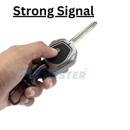 Metal Key Cover Compitable for Suzuki Swift | Ertiga | Wagonr | Celerio | Swift Dzire | Alto | Fronx | Breza | S Presso | Ignis 2 Button Remote Key