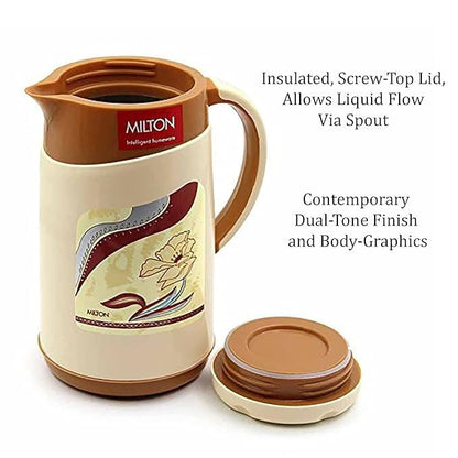 Spare Lid for Milton Viva Tuff Water Jug 750ml – 1500ml | PU Insulated Replacement Cap | BPA Free, Leak Proof, Durable Plastic Lid for Hot & Cold Water, Tea, Coffee