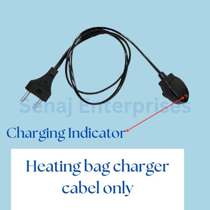 RF REDFOXX Electric Hot Water Bag - Cable/Electric Pain Relief Heating Bag Chargering Cable - Pack of 1 (Only Charger with Cabel).