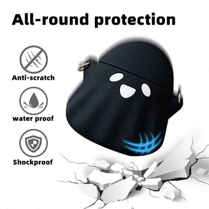 RedFoxx Shark Soft Silicone New 3D Cartoon Design Cute Anime Shockproof Cover Case with Free Keychain Compatible with Apple AIRPODS PRO (NOT for Any Other AIRPODS) (AIRPOD Cover PRO, (Shark)