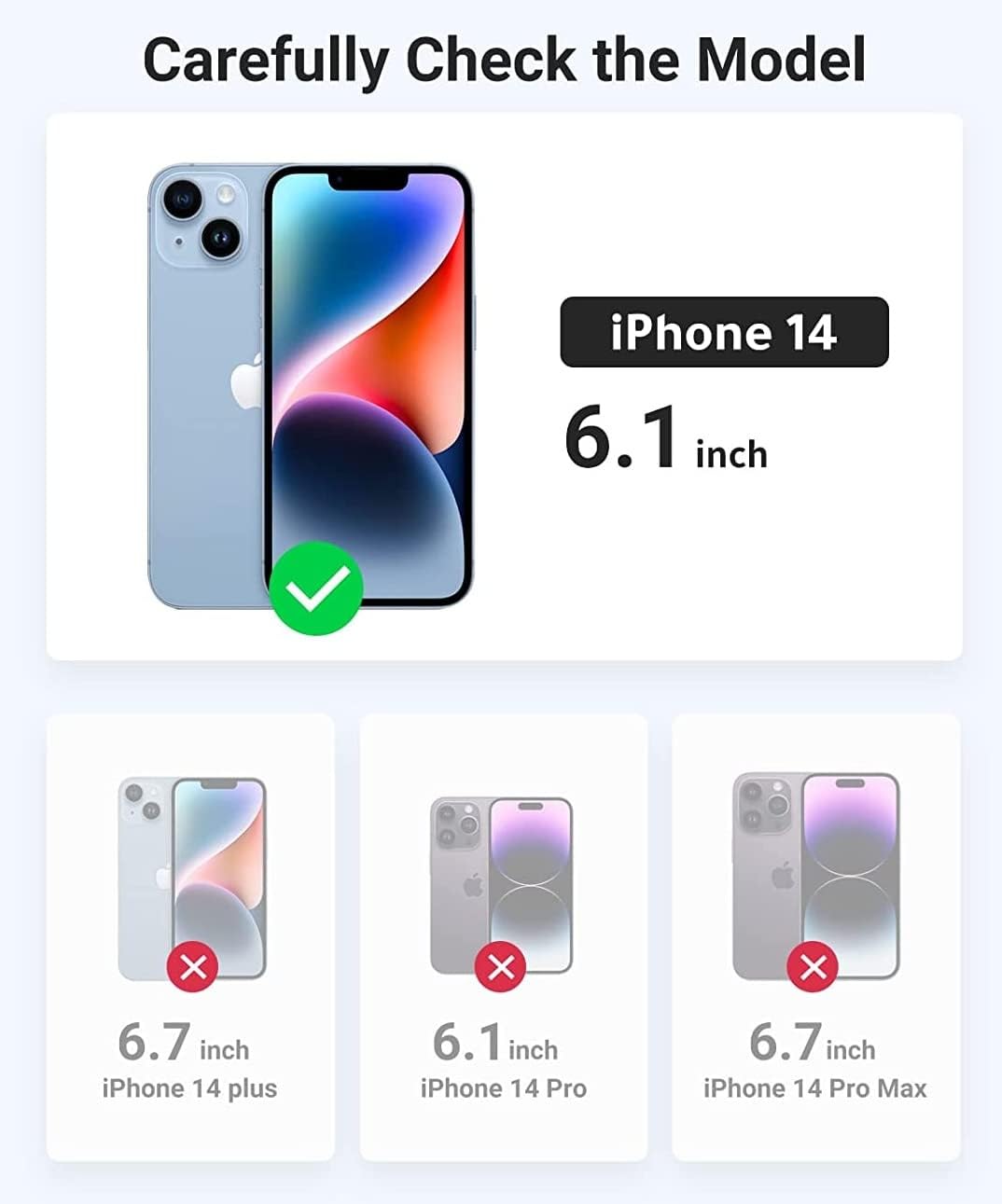 RF REDFOXX Compatible with i-Phone 11 Clear Case | Slim Shockproof Silicon & TPU Back Cover with Camera | Anti-Yellowing Scratch Resistant Transparent Phone Case for iPhone 11 (iPhone 14)