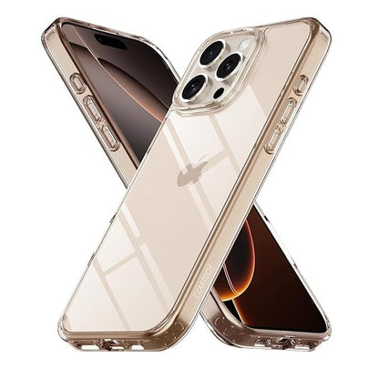 RF REDFOXX Compatible with i-Phone 11 Clear Case | Slim Shockproof Silicon & TPU Back Cover with Camera | Anti-Yellowing Scratch Resistant Transparent Phone Case for iPhone 11 (iPhone 16 Pro)