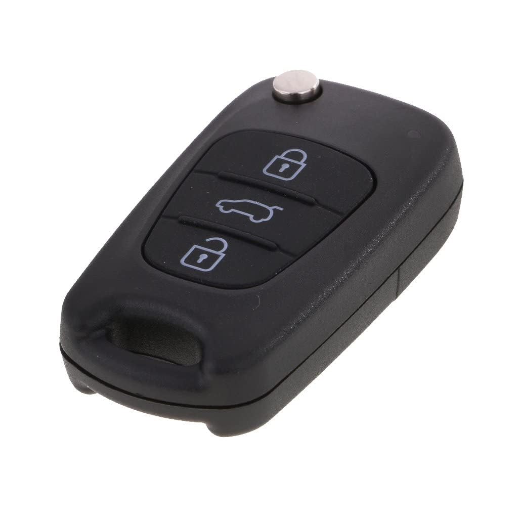 Fly Master Replacement Flip Key Shell Compatible for Old Hyundai i20 Below 2012 Models