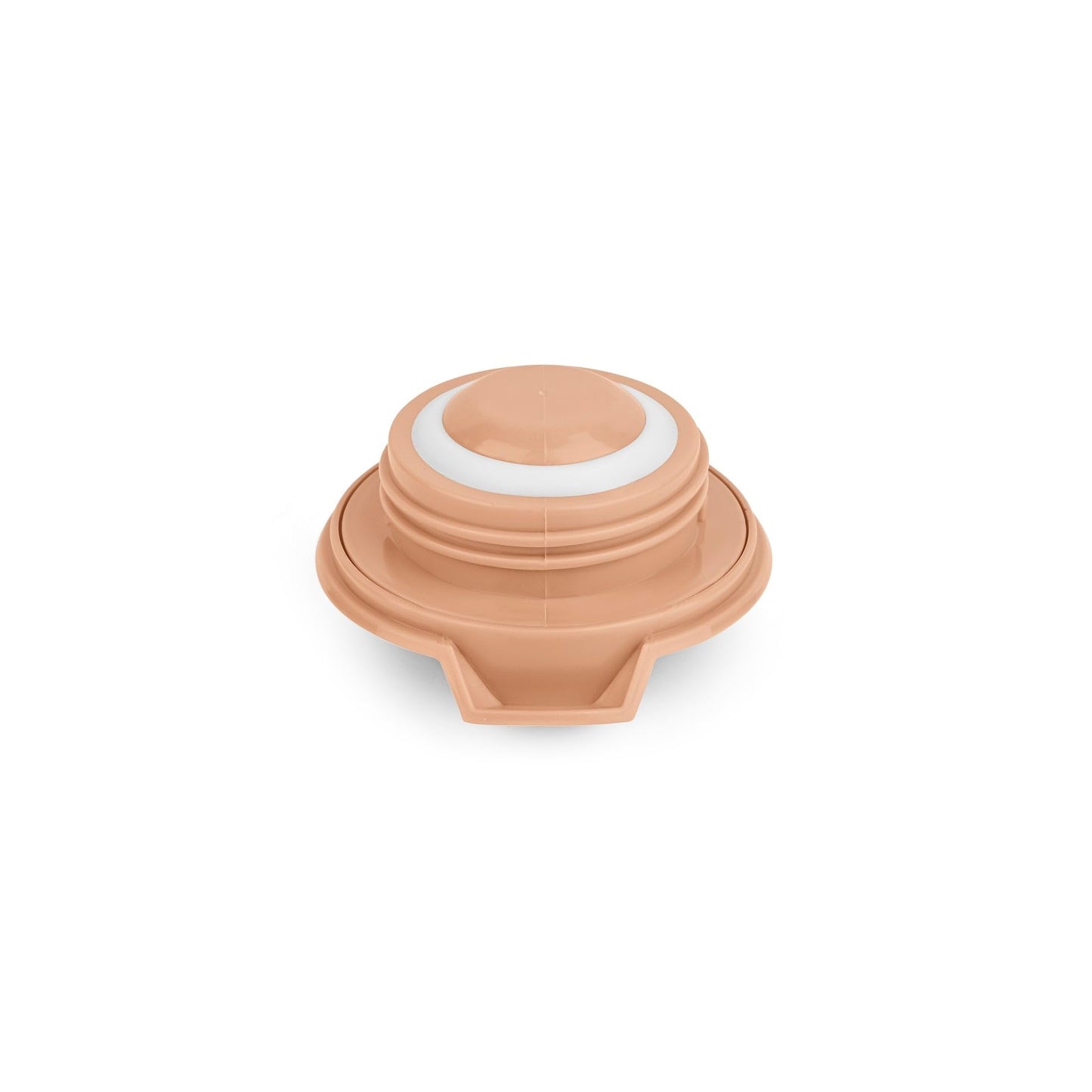 Spare Assembled Lid Compatible with Milton Crystal Insulated Flask (500ml/1000ml) – Peach | Leak-Proof BPA-Replacement Cap | Easy-Twist Secure Fit Flask (Only Lid)