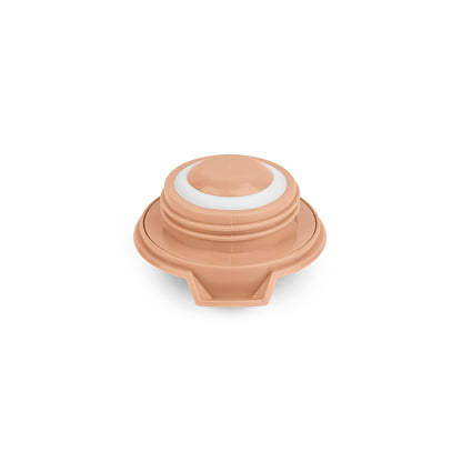 Spare Assembled Lid Compatible with Milton Crystal Insulated Flask (500ml/1000ml) – Peach | Leak-Proof BPA-Replacement Cap | Easy-Twist Secure Fit Flask (Only Lid)