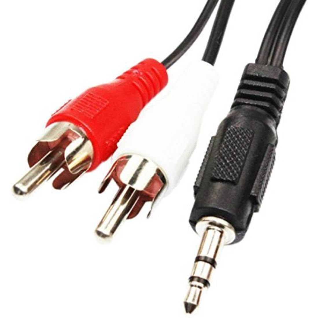 RF REDFOXX EP to 2RCA | Audio and Video Accessories | Connects stereo devices with 3.5mm port to RCA devices; 1.3 meter length cable.