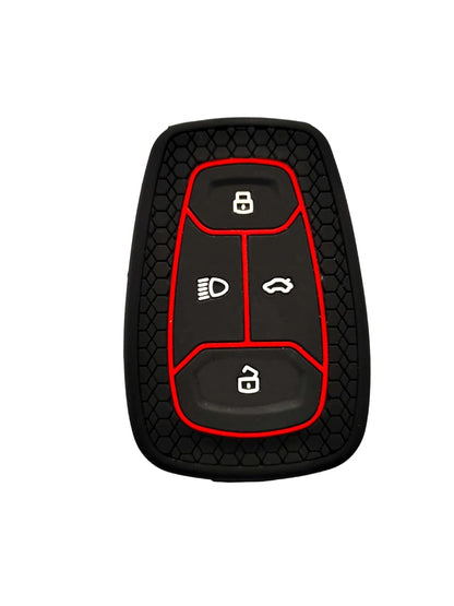 Smart Key Cover Compatible for Tata Harrier, Altroz, Nexon, Tigor BS6, Safari, Safari Gold, Punch, 4 Button Key Cover, Black