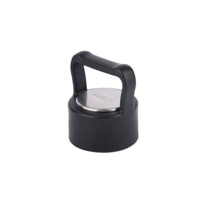 Milton Thermosteel Bottle Spare Lid Compatible with Alice 500ml/750ml/1000ml | Leakproof Handle Cap | BPA-Free, Durable, Easy to Carry (Black, Pack of 1)