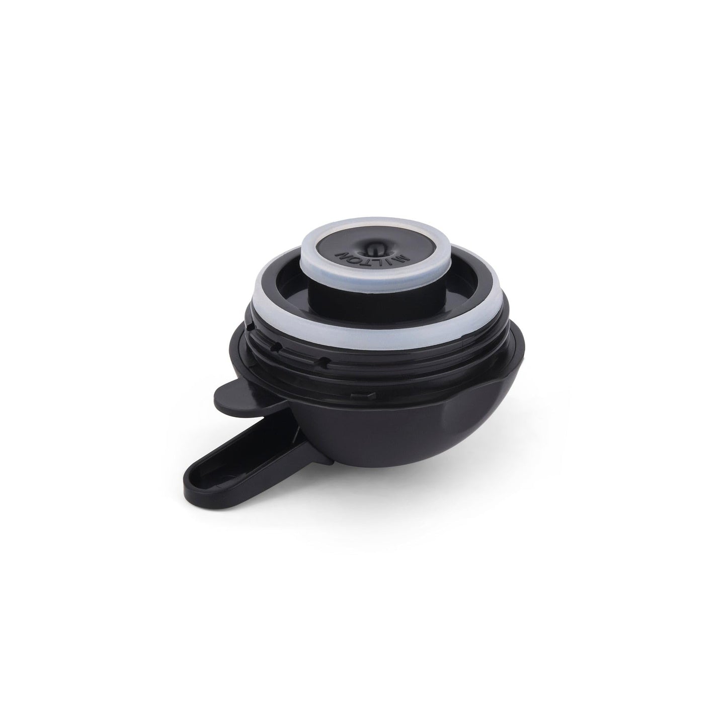 Spare Lid Compatible with Milton Carafe Flask | Fits 600ml, 1000ml, 1500ml & 2000ml | Leak-Proof Durable Replacement Lid (Black, Bottle Not Included)
