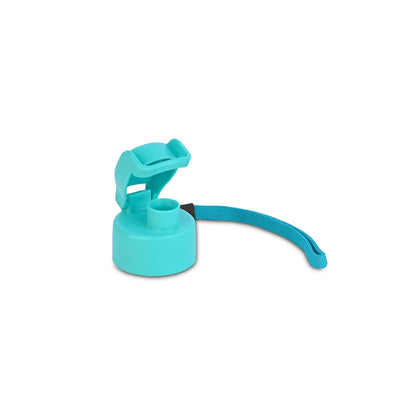 Spare Lid for Milton Steel Convey Water Bottle | Compatible with 600ml & 900ml | Aqua Green Assembly Cap with Strap | Leak-Proof Replacement