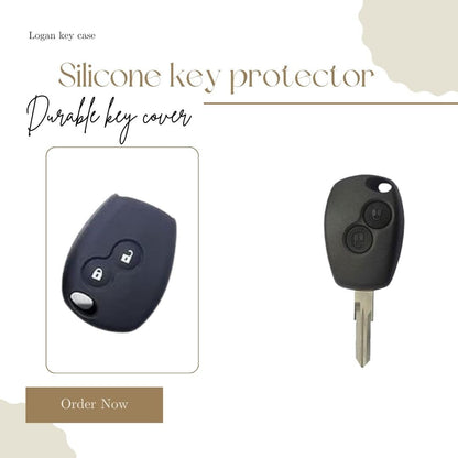 Premium Silicone Key Cover for Renault Duster, Logan, Verito (2008-2018) – Durable Protection, Stylish Design, Comfortable Grip, and Easy Access to Buttons (Pack of 1).