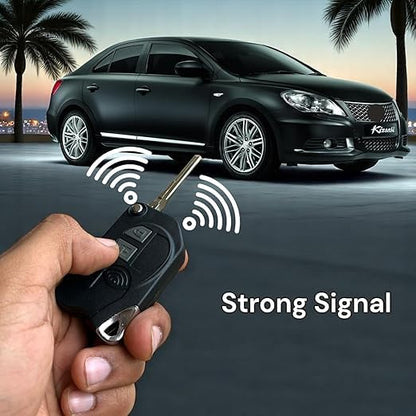 Flip Key Shell Compatible with Maruti Suzuki New Brezza, Baleno, WagonR, Fronx, Grand Vitara – 2 Button Remote Key Case (Key Blade Needs Cutting, Not for Ciaz, Alto, S-Cross).